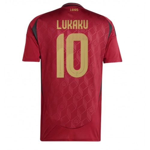 Belgija Romelu Lukaku #10 Domaci Dres EP 2024 Kratak Rukav